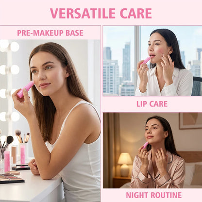 Voile™ PDRN Pink Collagen Multi-Balm Stick | Hydrating & Firming Moisture Stick for Face, Neck & Dry Skin