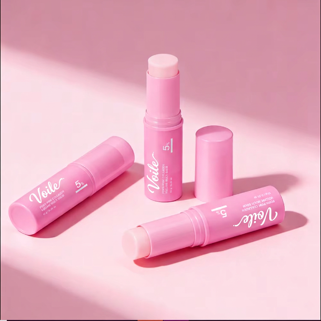 Voile™ PDRN Pink Collagen Multi-Balm Stick | Hydrating & Firming Moisture Stick for Face, Neck & Dry Skin