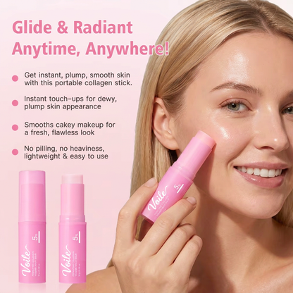 Voile™ PDRN Pink Collagen Multi-Balm Stick | Hydrating & Firming Moisture Stick for Face, Neck & Dry Skin