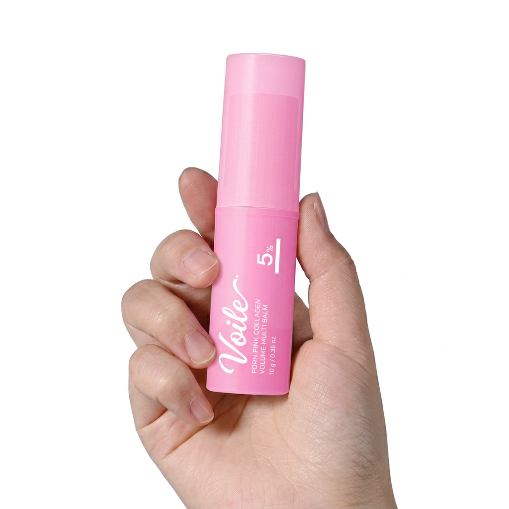 Voile™ PDRN Pink Collagen Multi-Balm Stick | Hydrating & Firming Moisture Stick for Face, Neck & Dry Skin